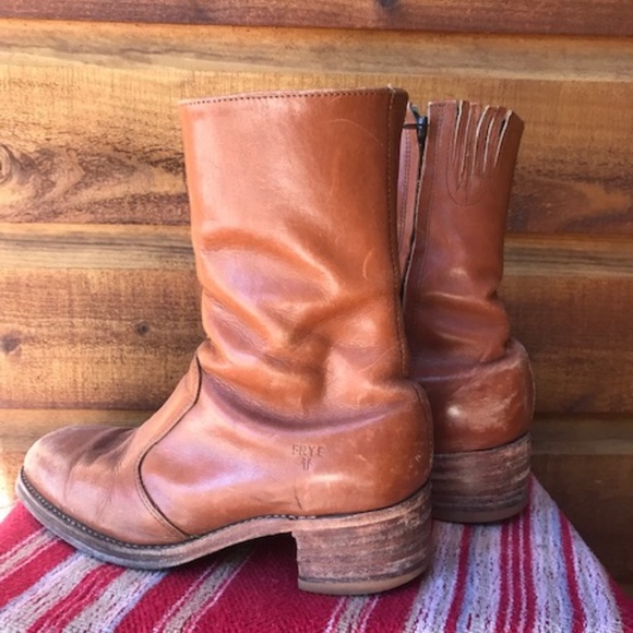 vintage frye boots mens